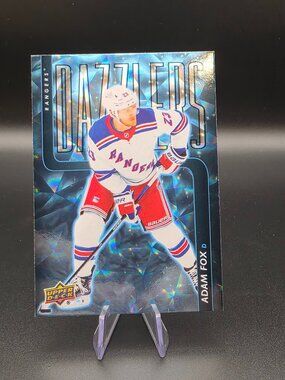 2025-26 Upper Deck Series 1 Dazzlers Blue Adam Fox